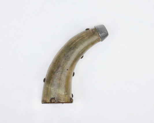 ANTIQUE POWDER HORN - MARKED AUGUST 1815