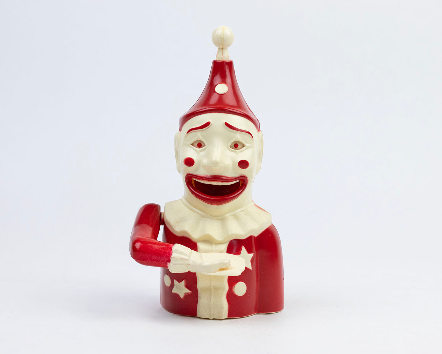 VINTAGE 1950S SAV-O MECHANICAL CLOWN BANK