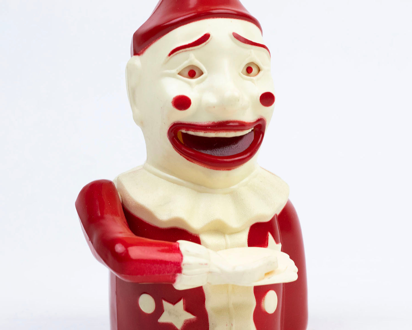 VINTAGE 1950S SAV-O MECHANICAL CLOWN BANK