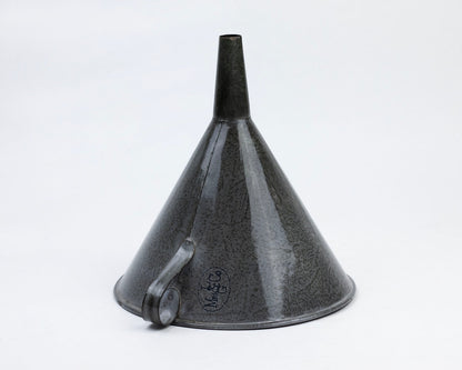 VINTAGE XL MIDCENTURY ENAMEL GRANITEWARE FUNNEL