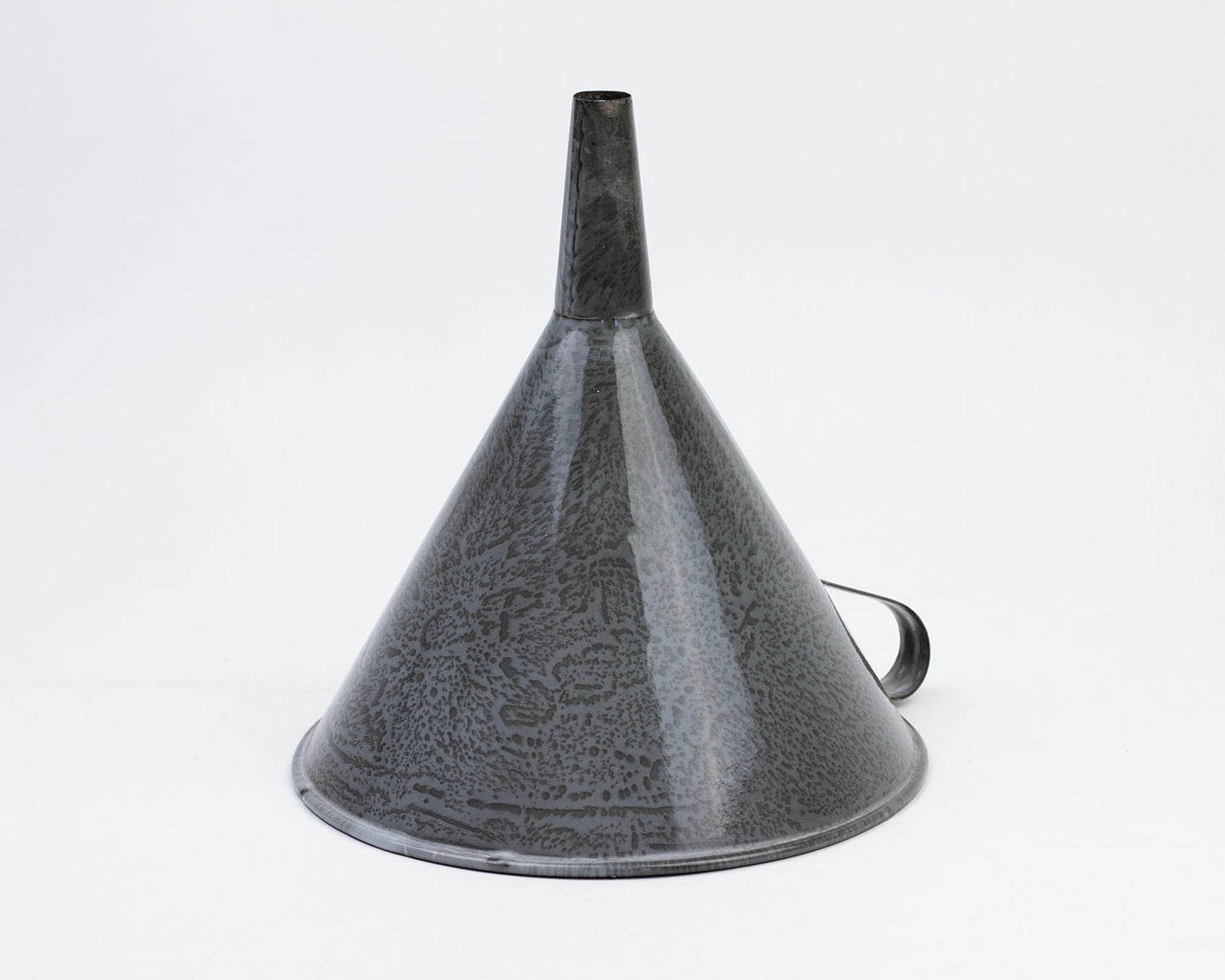 VINTAGE XL MIDCENTURY ENAMEL GRANITEWARE FUNNEL