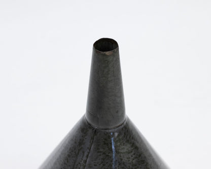 VINTAGE XL MIDCENTURY ENAMEL GRANITEWARE FUNNEL