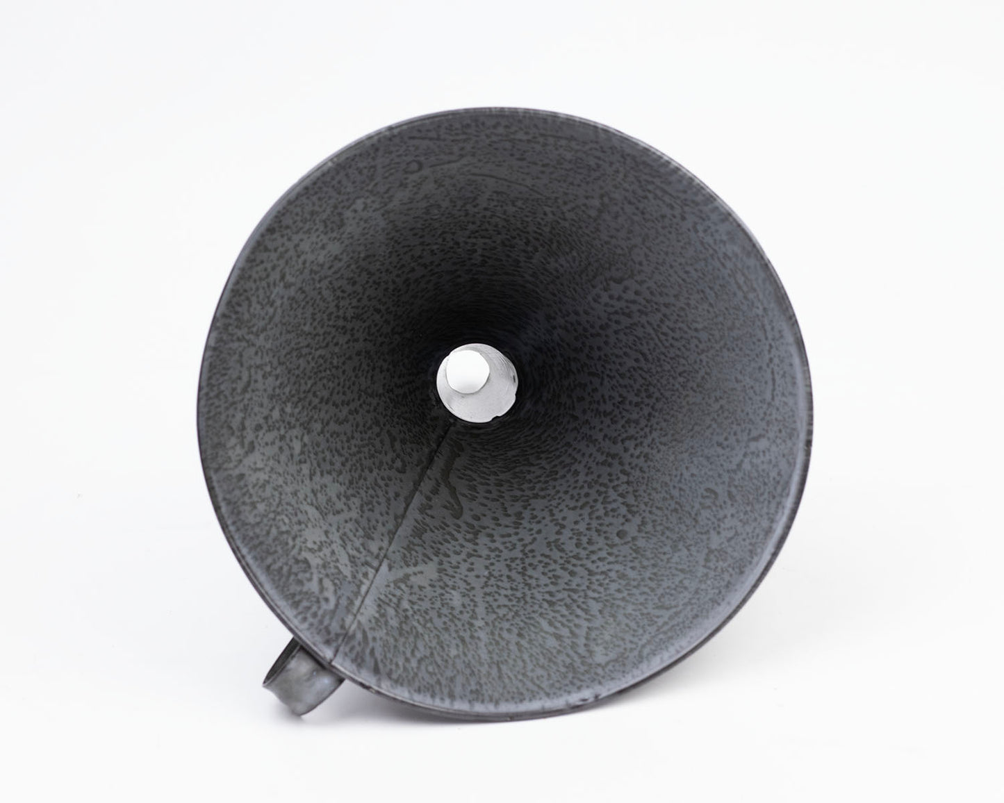 VINTAGE XL MIDCENTURY ENAMEL GRANITEWARE FUNNEL