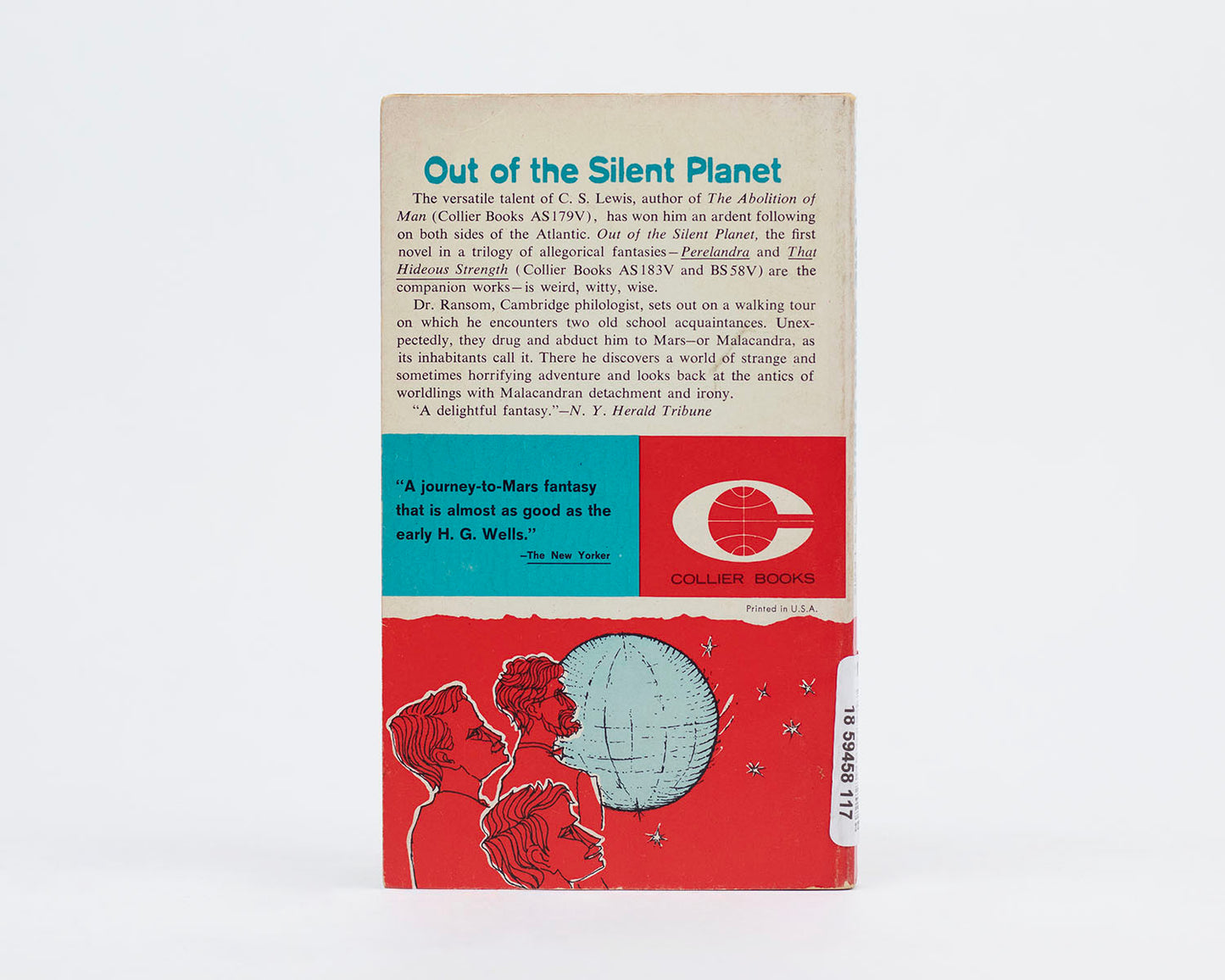 VINTAGE 1962 COPY OF "OUT OF THE SILENT PLANET" BY C.S. LEWIS