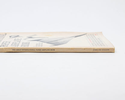 VINTAGE 1967 COPY OF "THE GREAT INTERNATIONAL PAPER AIRPLANE BOOK" BY JERRY MANDER, GEORGE DIPPEL, AND HOWARD GOSSAGE
