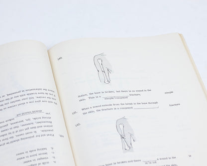 VINTAGE 1956 JOHNSON & JOHNSON FIRST AID GUIDE AND WORKBOOK