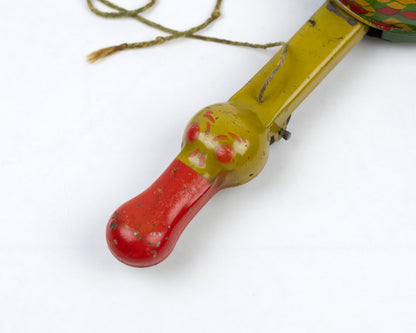 VINTAGE 1930S LITHOGRAPHED TIN GOOSE PULL TOY