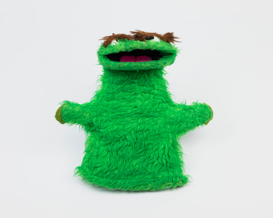 VINTAGE 1971 SESAME STREET "OSCAR THE GROUCH" HAND PUPPET