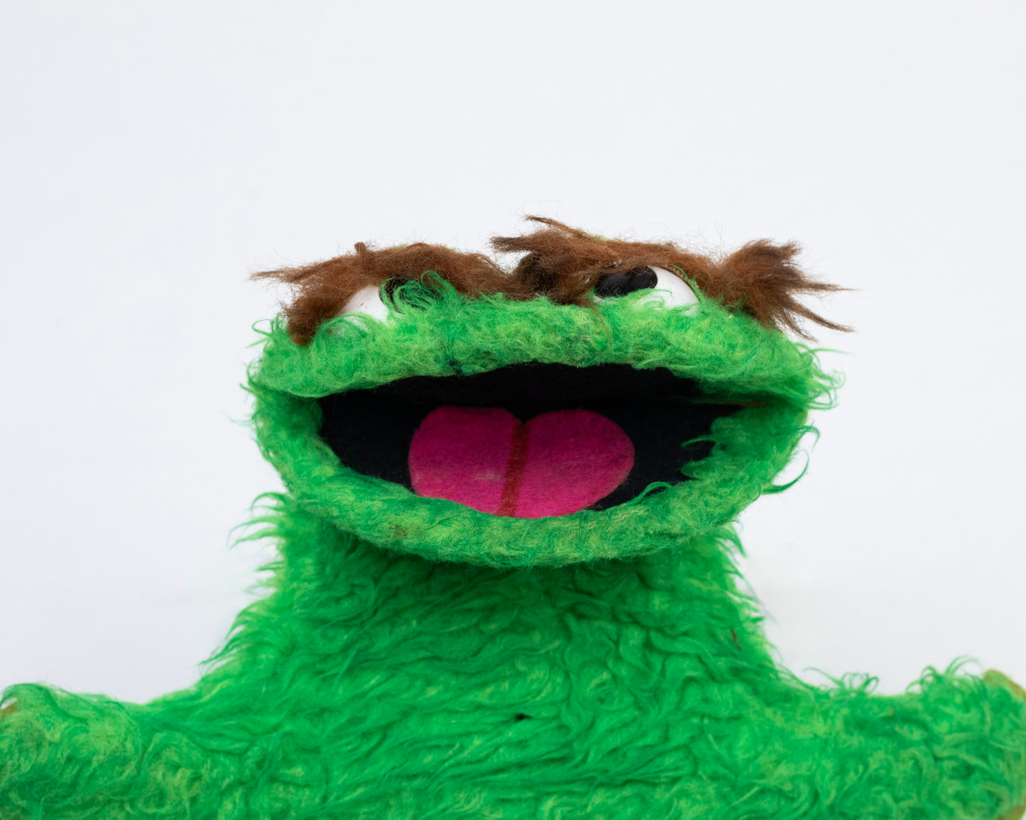 VINTAGE 1971 SESAME STREET "OSCAR THE GROUCH" HAND PUPPET