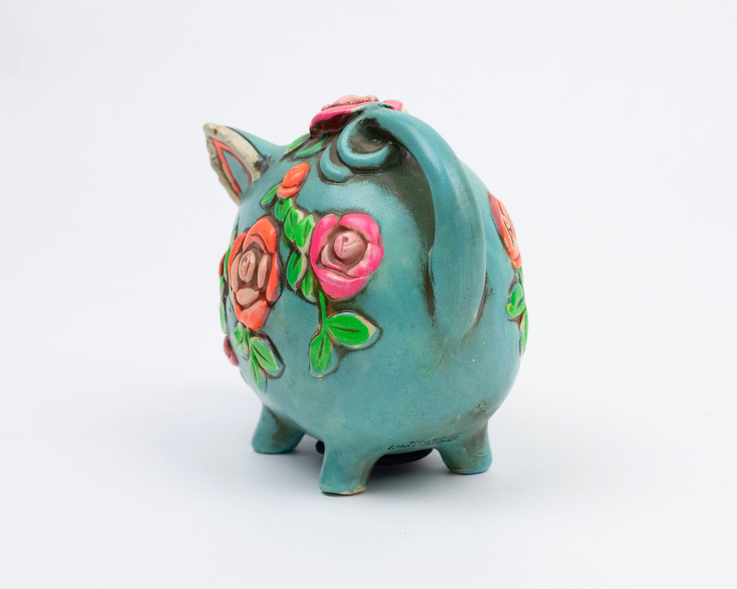 VINTAGE 1967 HOLIDAY FAIR PIGGY BANK