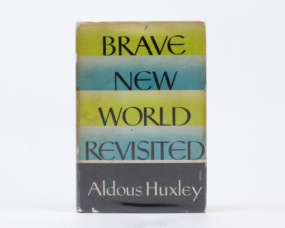VINTAGE 1958 1ST ED. COPY OF "BRAVE NEW WORLD REVISITED" BY ALDOUS HUXLEY