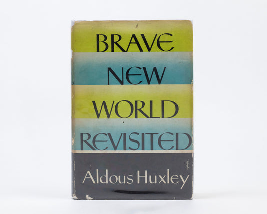 VINTAGE 1958 1ST ED. COPY OF "BRAVE NEW WORLD REVISITED" BY ALDOUS HUXLEY