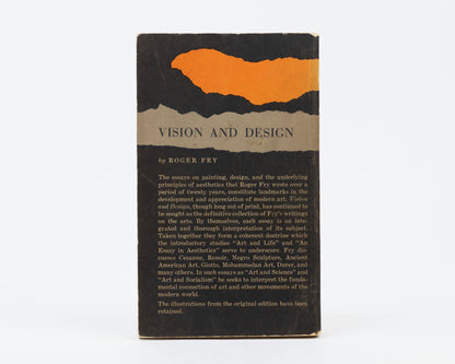 VINTAGE 1957 COPY OF "VISION AND DESIGN" BY ROGER FRY
