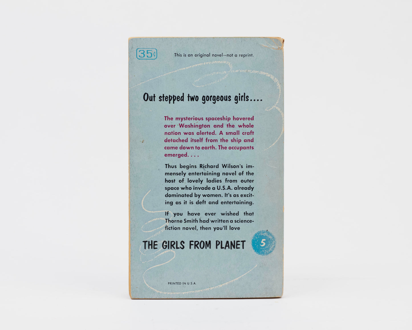 VINTAGE 1955 1ST ED. COPY OF "THE GIRLS FROM PLANET 5" BY RICHARD WILSON