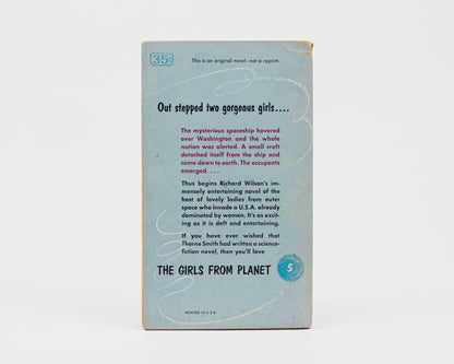 VINTAGE 1955 1ST ED. COPY OF "THE GIRLS FROM PLANET 5" BY RICHARD WILSON