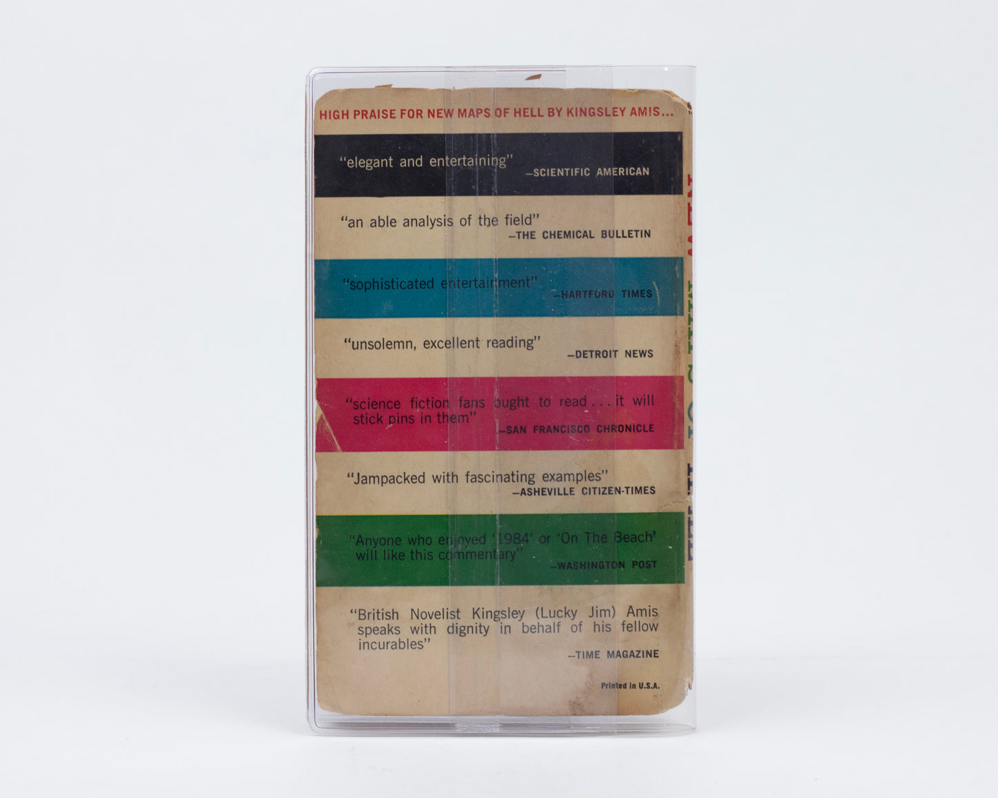VINTAGE 1960 COPY OF "NEW MAPS OF HELL" BY KINGSLEY AMIS