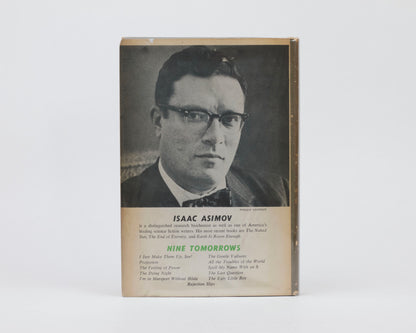 VINTAGE 1959 COPY OF "NINE TOMORROWS: TALES OF THE NEAR FUTURE" BY ISAAC ASIMOV