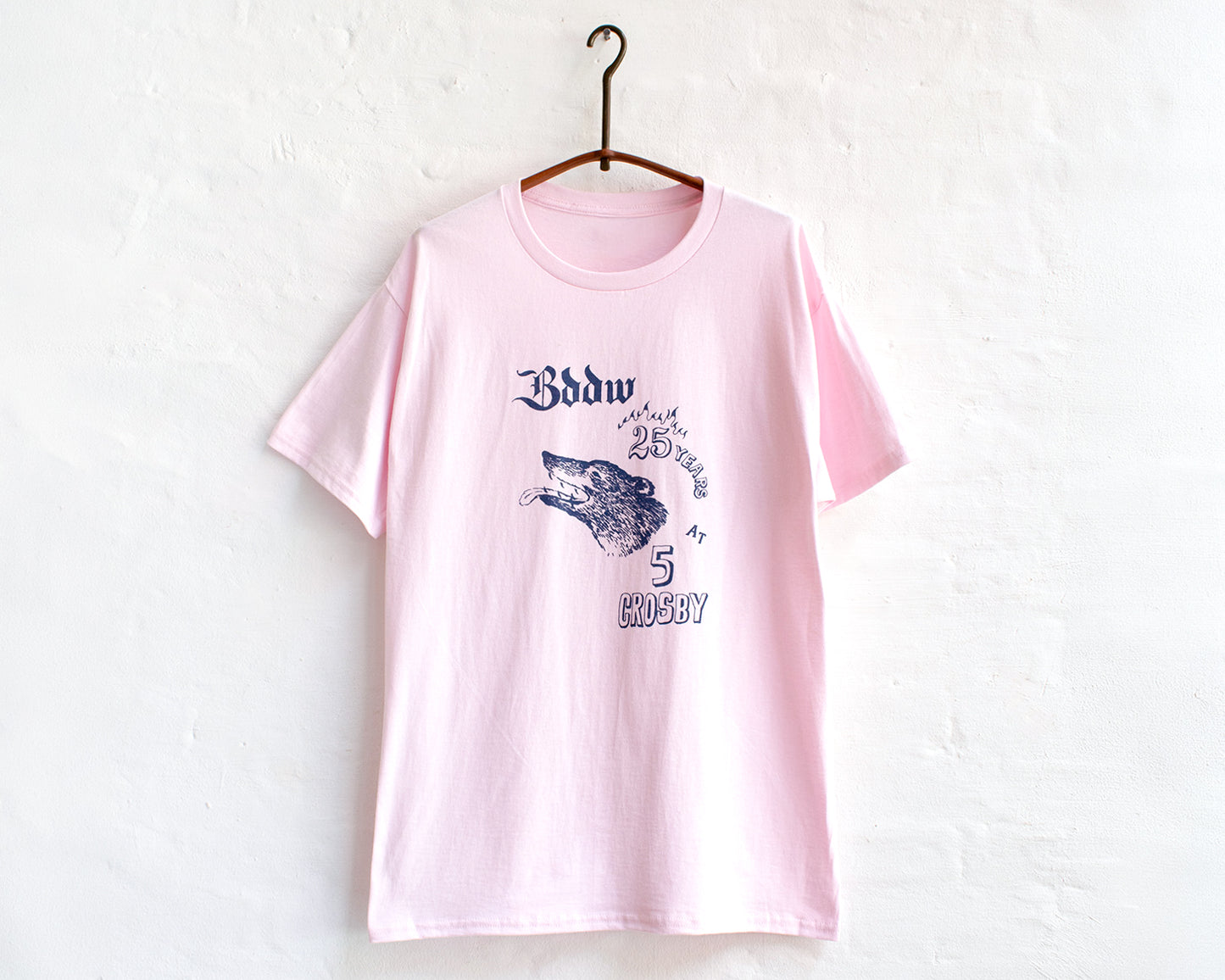 COMMEMORATIVE T-SHIRT - "BEARHEAD" ON PINK