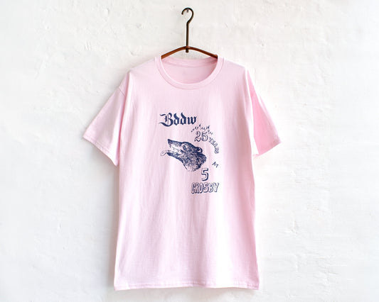 COMMEMORATIVE T-SHIRT - "BEARHEAD" ON PINK
