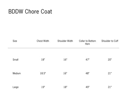 BDDW CHORE COAT - ORANGE WAXED COTTON