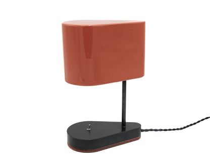 CONCIERGE LAMP - RED BRUSH PAINTED BILLET STEEL