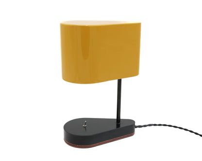 CONCIERGE LAMP - YELLOW BRUSH PAINTED BILLET STEEL