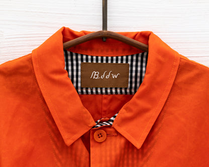 BDDW CHORE COAT - ORANGE WAXED COTTON