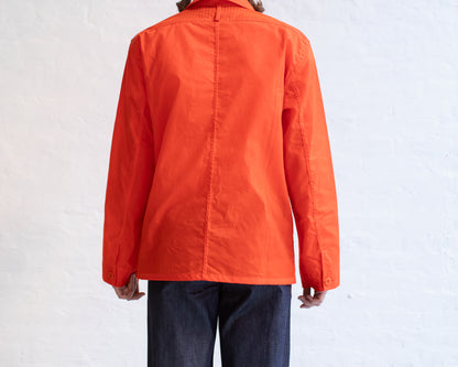 BDDW CHORE COAT - ORANGE WAXED COTTON