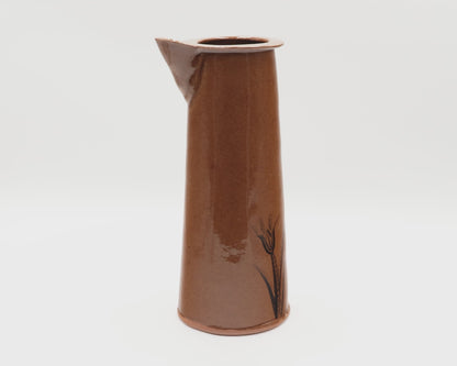 HAND PAINTED CERAMIC CARAFE - #52