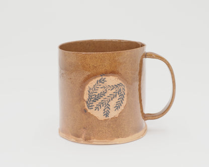 HAND-PAINTED CERAMIC COFFEE MUG - #5146