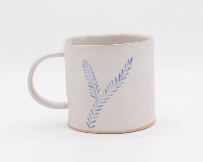 HAND-PAINTED CERAMIC COFFEE MUG - #5047