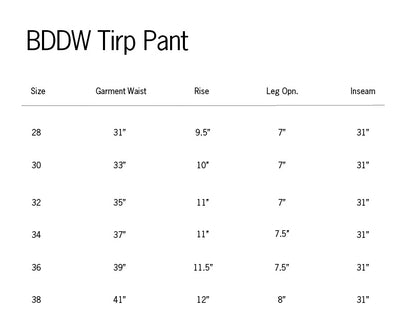 BDDW TIRP PANT (EDITION OF 13)